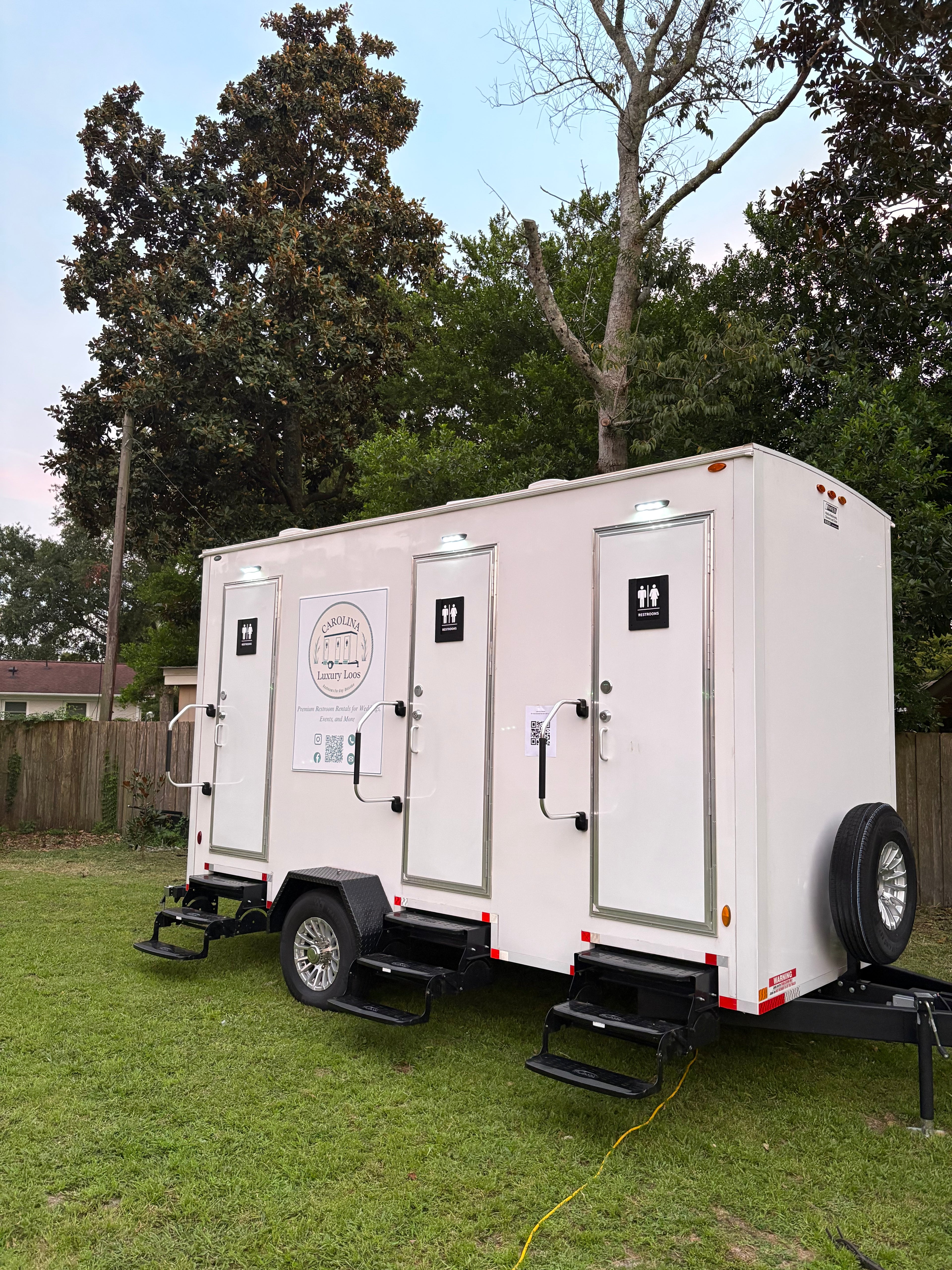 Luxury Restroom Event Rental in Yard